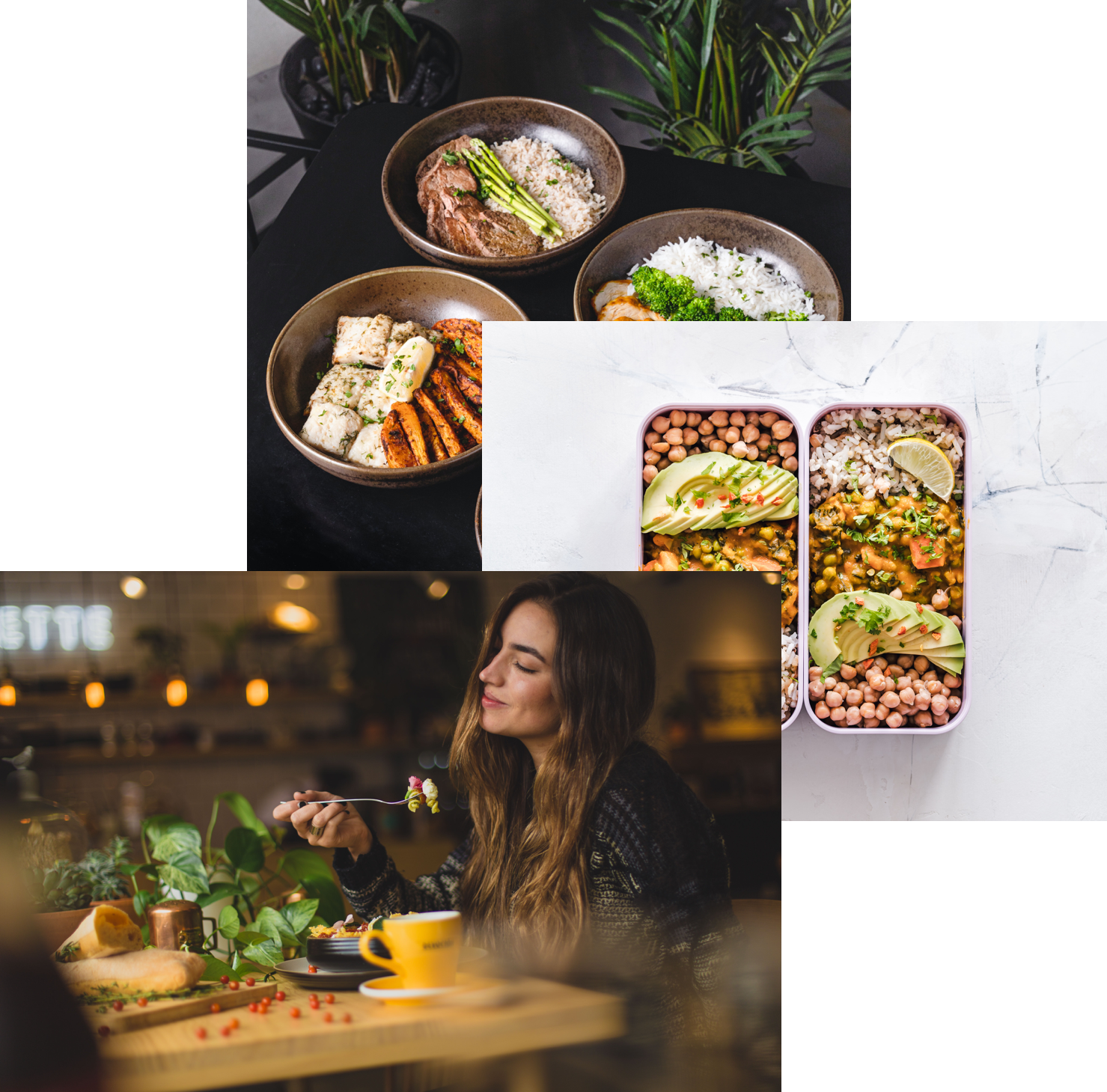 Women enjoying food and healthy benefits it provides as a result of healthy diet